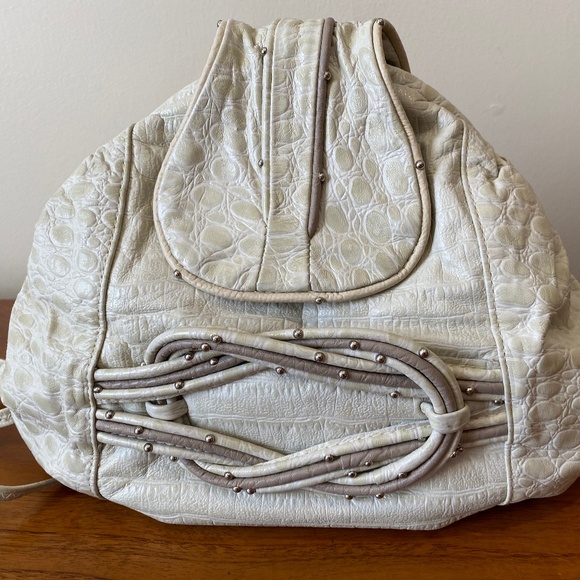 Vintage New York New York 80s Leather purse - Picture 1 of 8